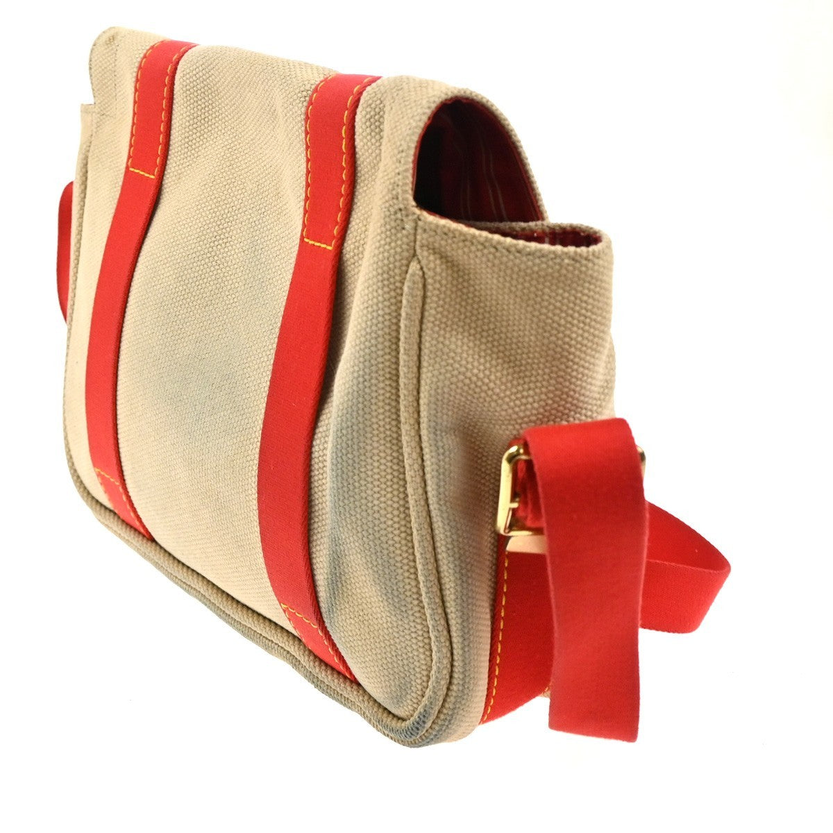 Louis Vuitton Antigua Besace Messenger Canvas Beige Canvas Handbag (Pre-Owned)