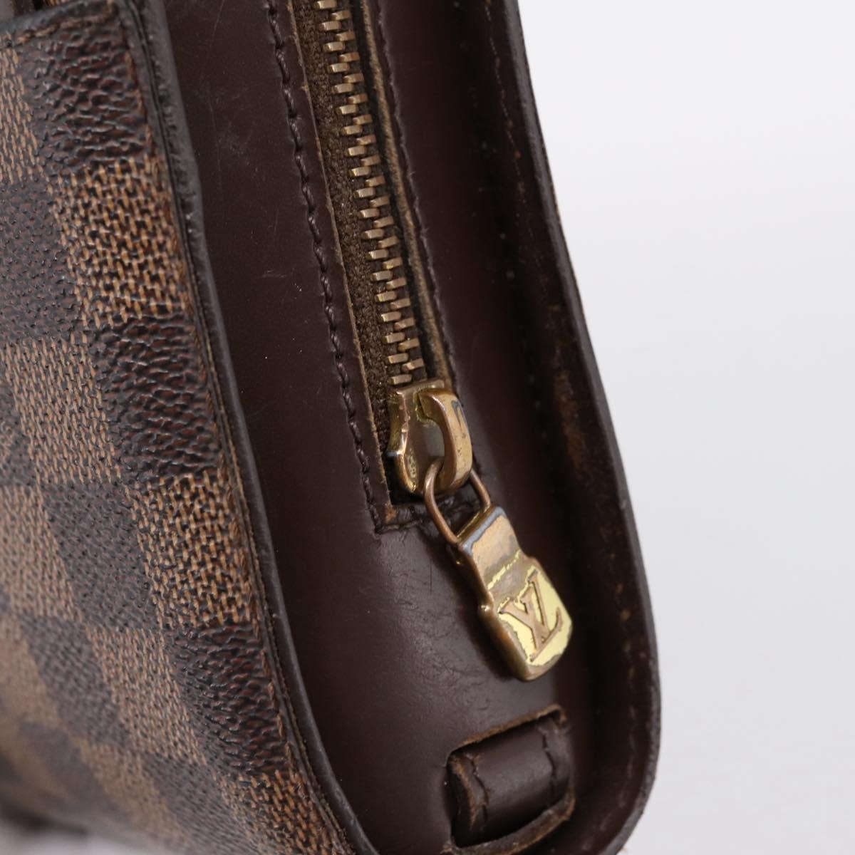 Louis Vuitton Pochette Saint Louis Damier Brown Canvas Clutche & Pouche Bag (Pre-Owned)