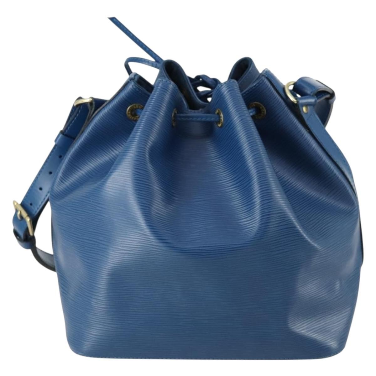 Louis Vuitton Petit Noe Epi Leather Blue Leather Shoulder Bag Bag (Pre-Owned)