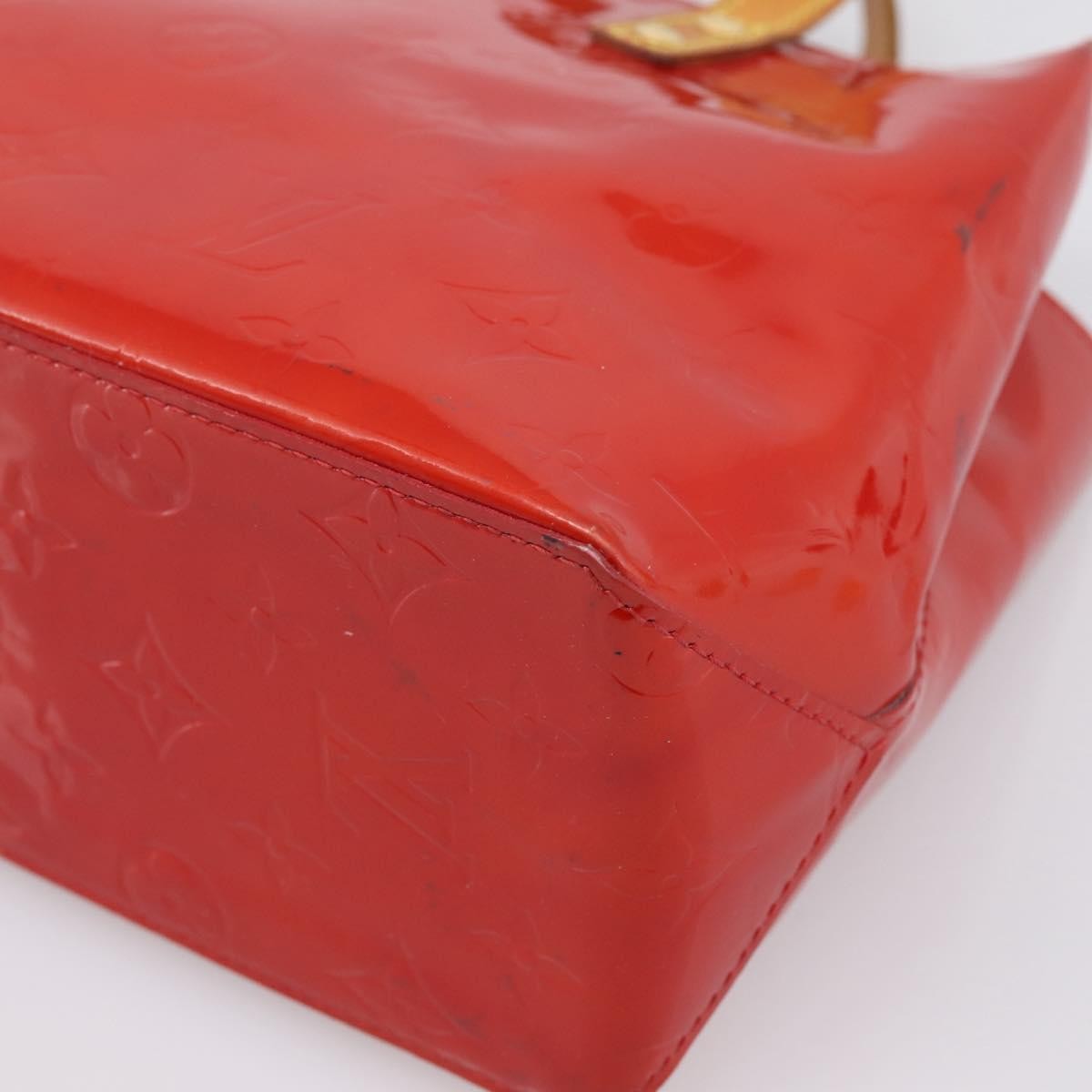 Louis Vuitton Reade Monogram Vernis Red Patent_Leather Handbag (Pre-Owned)