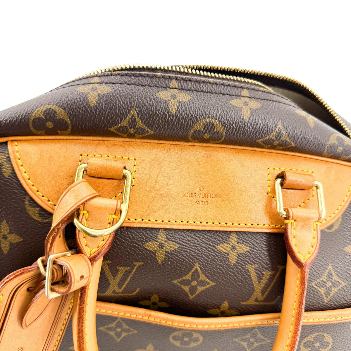 Louis Vuitton Trouville Monogram Canvas Brown Canvas Handbag (Pre-Owned)