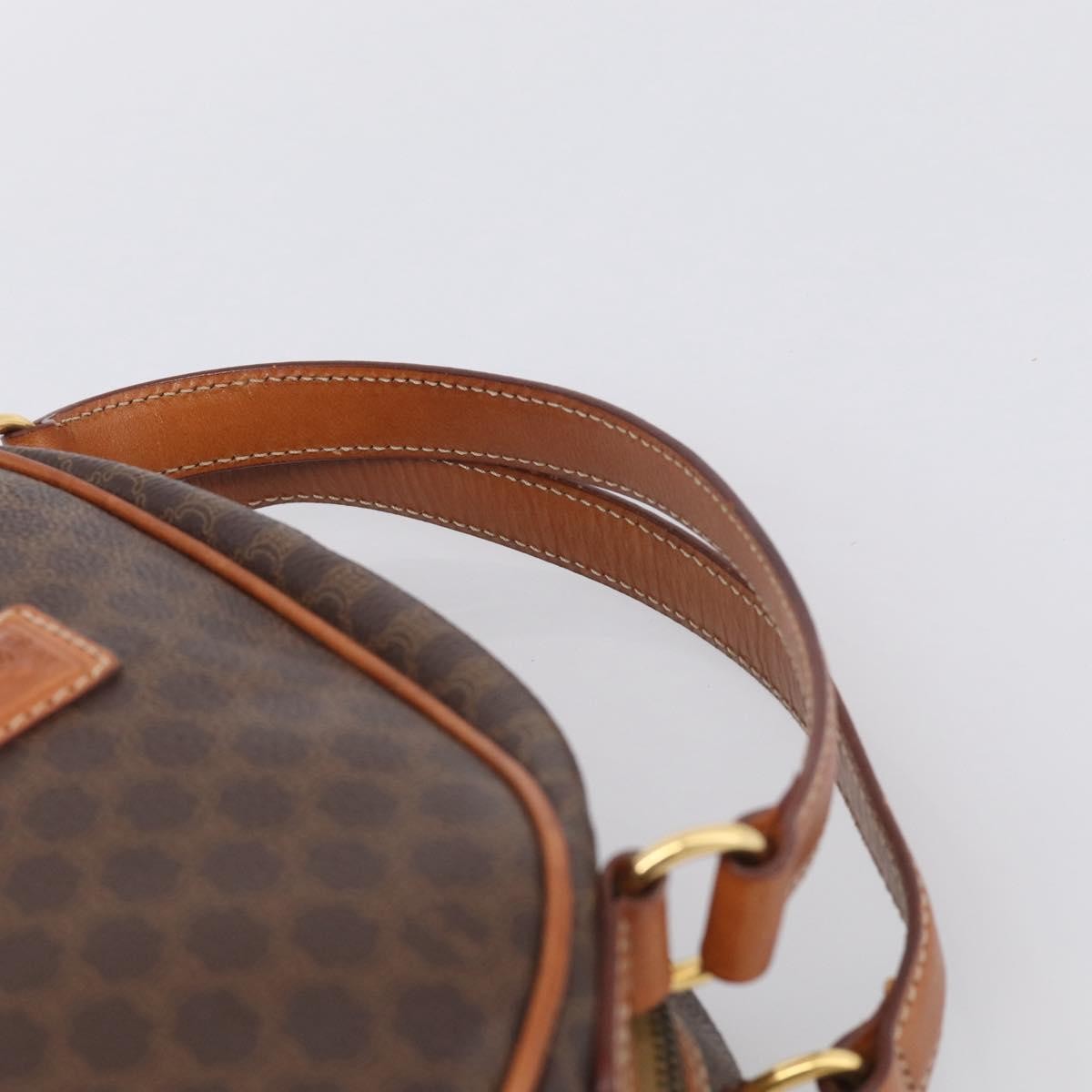 Celine C Macadam Canvas Brown Canvas Handbag (Pre-Owned)