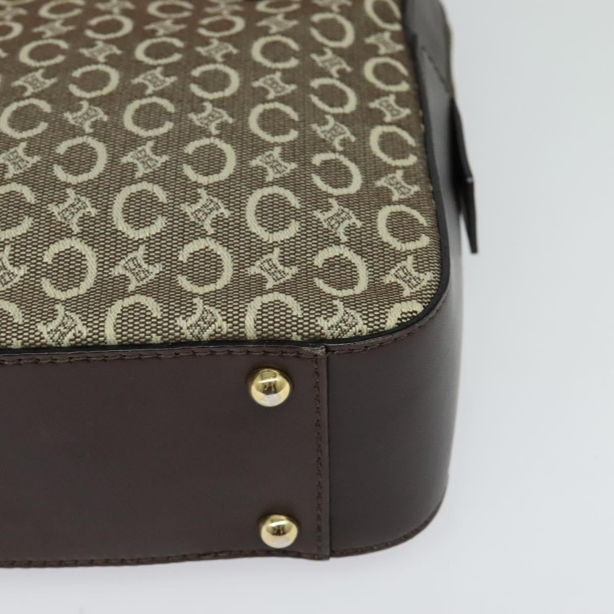 Celine C Macadam Canvas Gray Canvas Handbag (Pre-Owned)