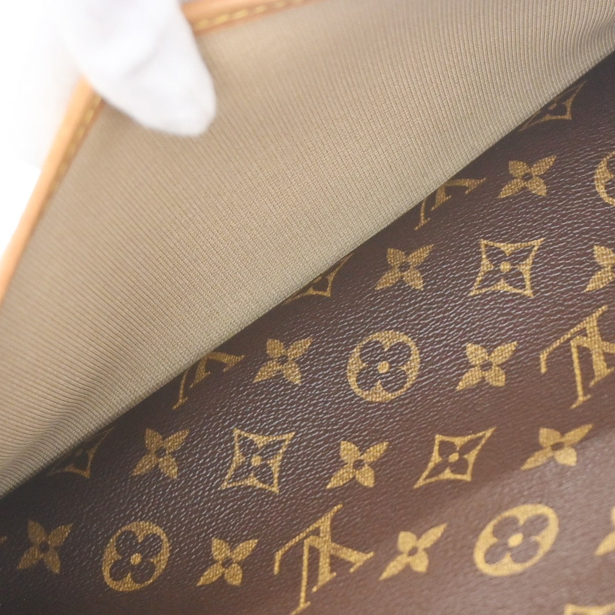 Louis Vuitton Deauville Monogram Canvas Brown Canvas Handbag (Pre-Owned)