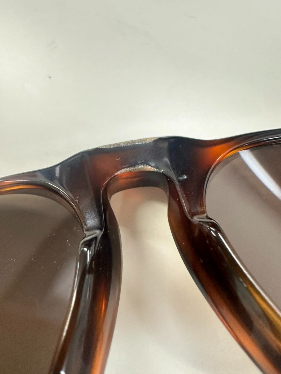 Chanel Logo Cc Plastic Brown Plastic Sunglasse Accessory (Pre-Owned)