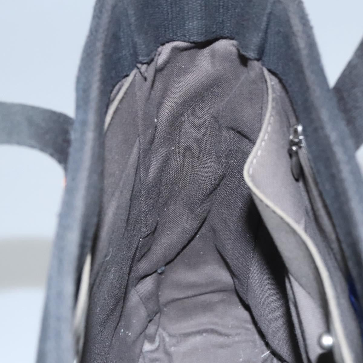 Burberry Blue Label Canvas Black Canvas Tote Bag Bag (Pre-Owned)