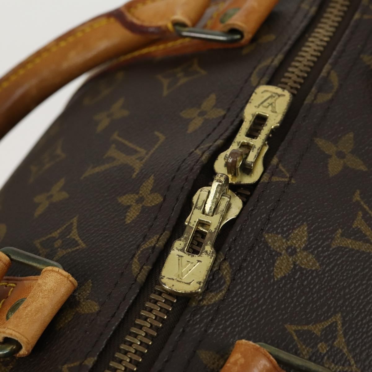 Louis Vuitton Keepall Monogram Canvas Brown Canvas Travel Bag Bag (Pre-Owned)