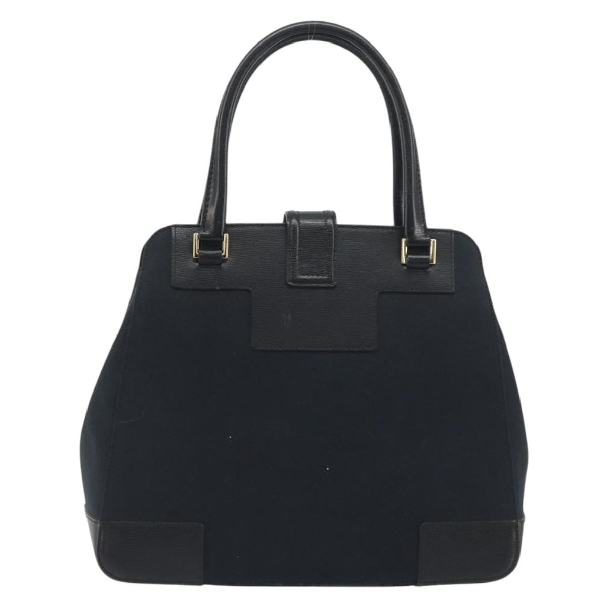 Gucci Vintage G Hobo Gg Canvas And Leather Black Canvas Shoulder Bag Bag (Pre-Owned)