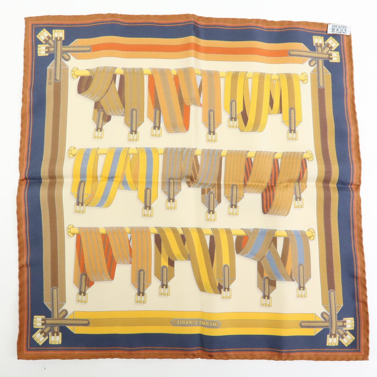Hermes Carré 42 Silk Multicolour Silk Scarve & Shawl Accessory (Pre-Owned)