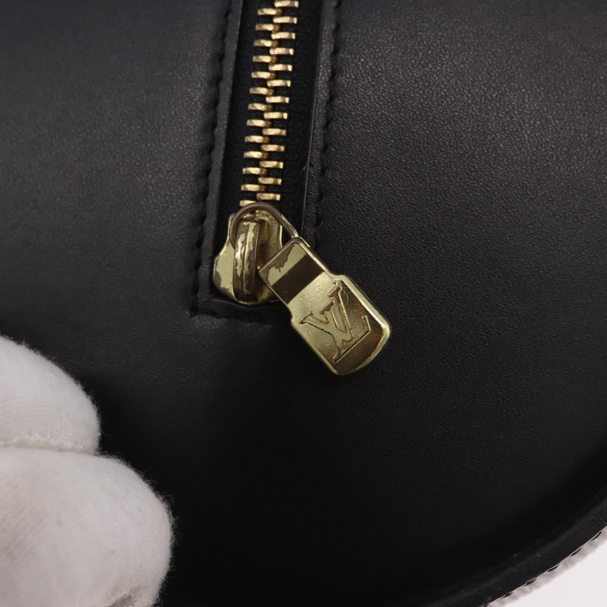 Louis Vuitton Soufflot Epi Leather Black Leather Handbag (Pre-Owned)