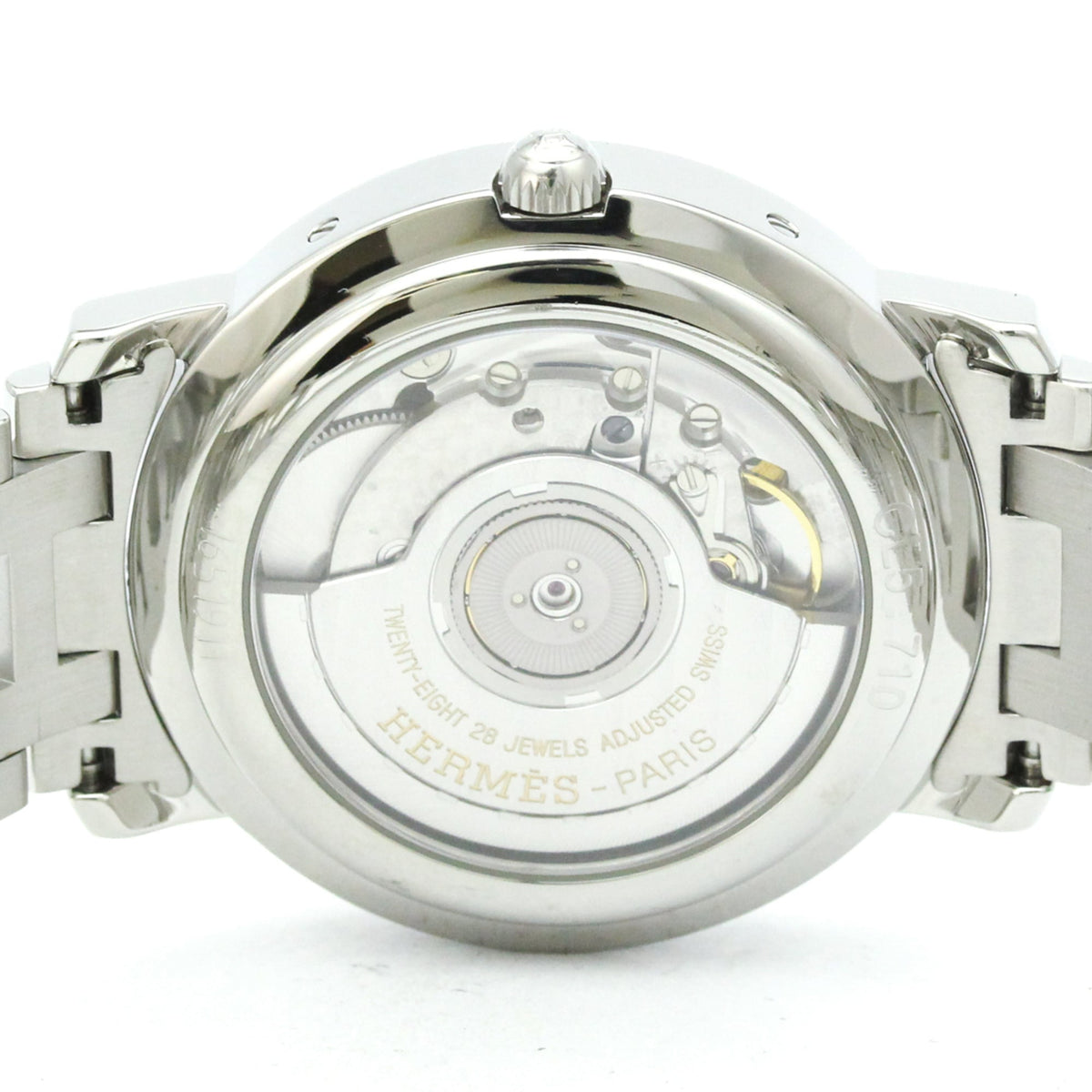 Hermes Clipper Automatic Stainless Steel Watch (Pre-Owned)