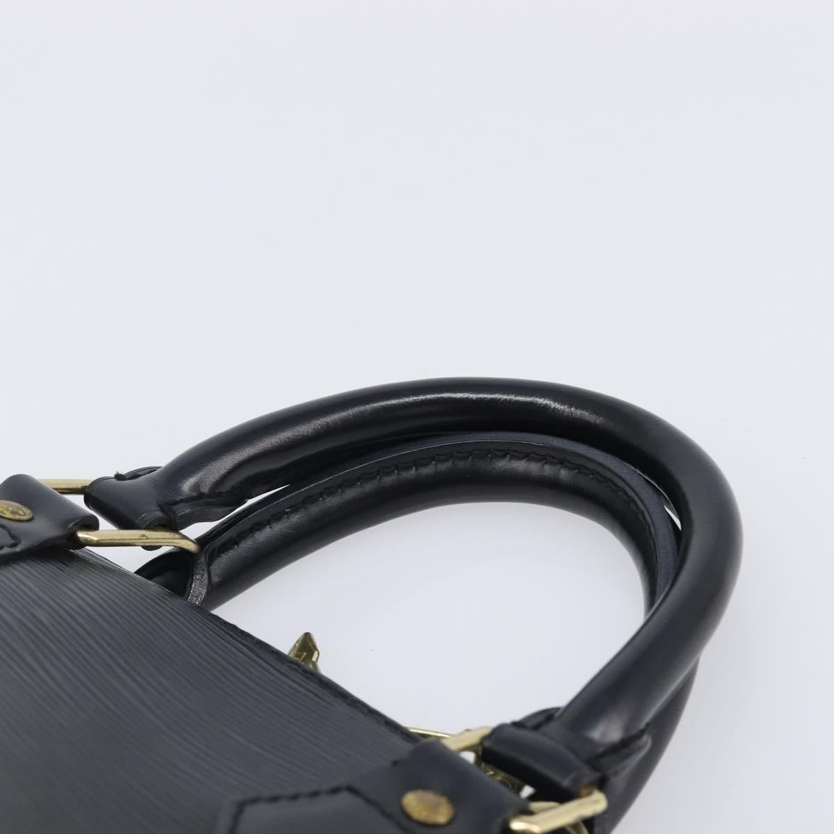 Louis Vuitton Vintage Alma Epi Leather Black Leather Handbag (Pre-Owned)