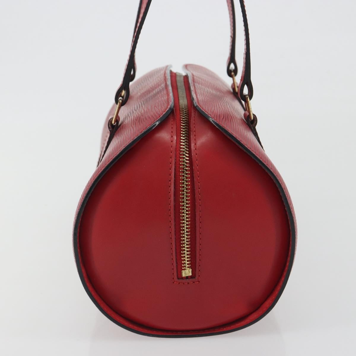 Louis Vuitton Soufflot Epi Leather Red Leather Handbag (Pre-Owned)