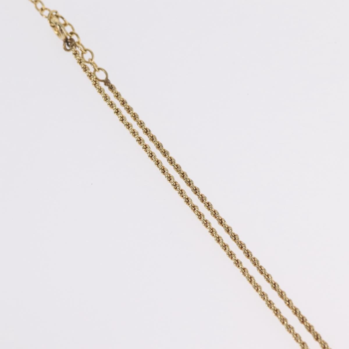 Christian Dior Cd Pendant Metal Gold Metal Necklace Jewelry (Pre-Owned)