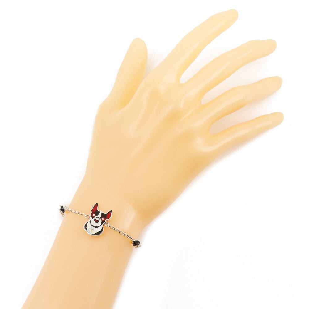 Gucci Bosco Sterling Silver And Enamel Silver Silver Bracelet Jewelry (Pre-Owned)