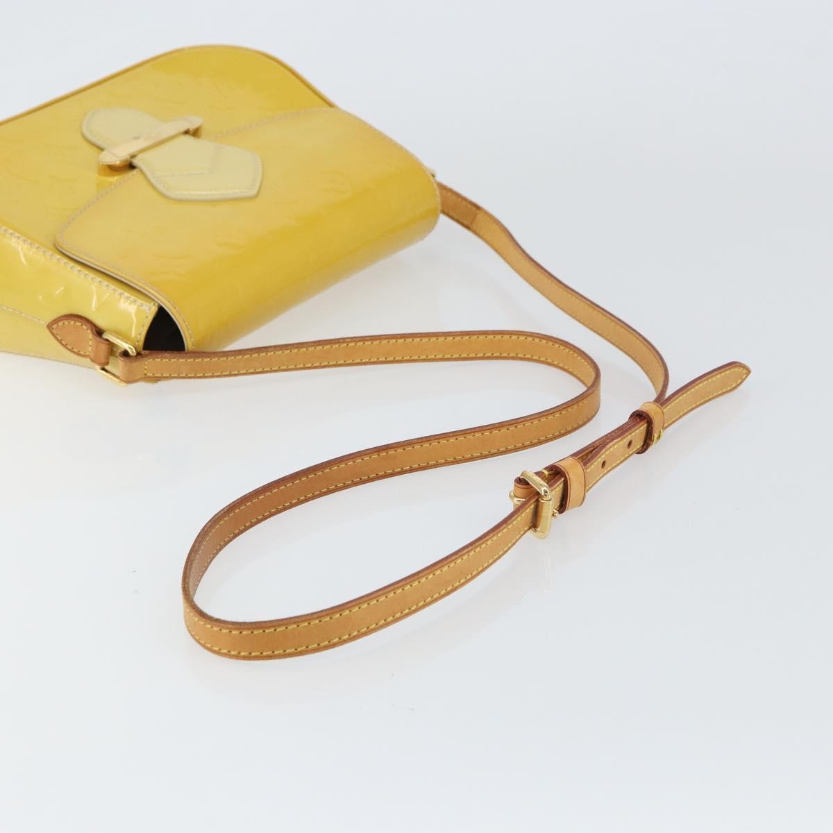 Louis Vuitton Bellflower Monogram Vernis Brown Patent_Leather Handbag (Pre-Owned)