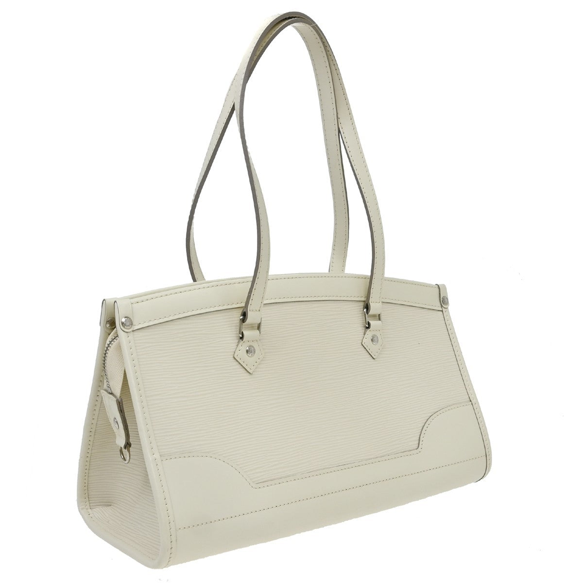 Louis Vuitton Madeleine Epi Leather White Leather Shoulder Bag Bag (Pre-Owned)