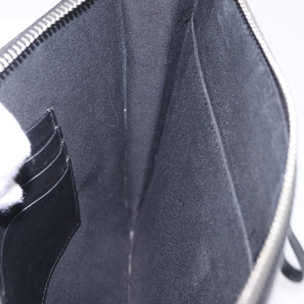 Fendi Zip Flat Wristlet Zucca Coated Canvas And Leather Black Canvas Clutche & Pouche Bag (Pre-Owned)