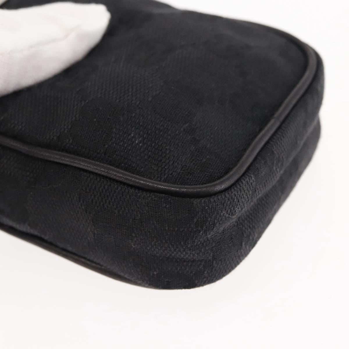 Gucci Gg Canvas Canvas Black Canvas Clutche & Pouche Bag (Pre-Owned)