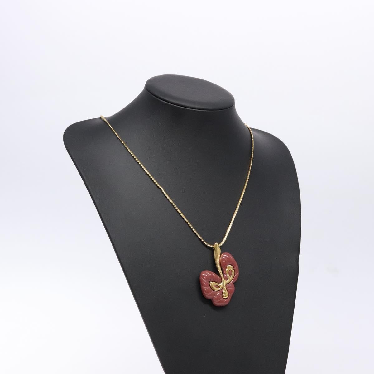 Givenchy Vintage Metal Gold Metal Necklace Jewelry (Pre-Owned)