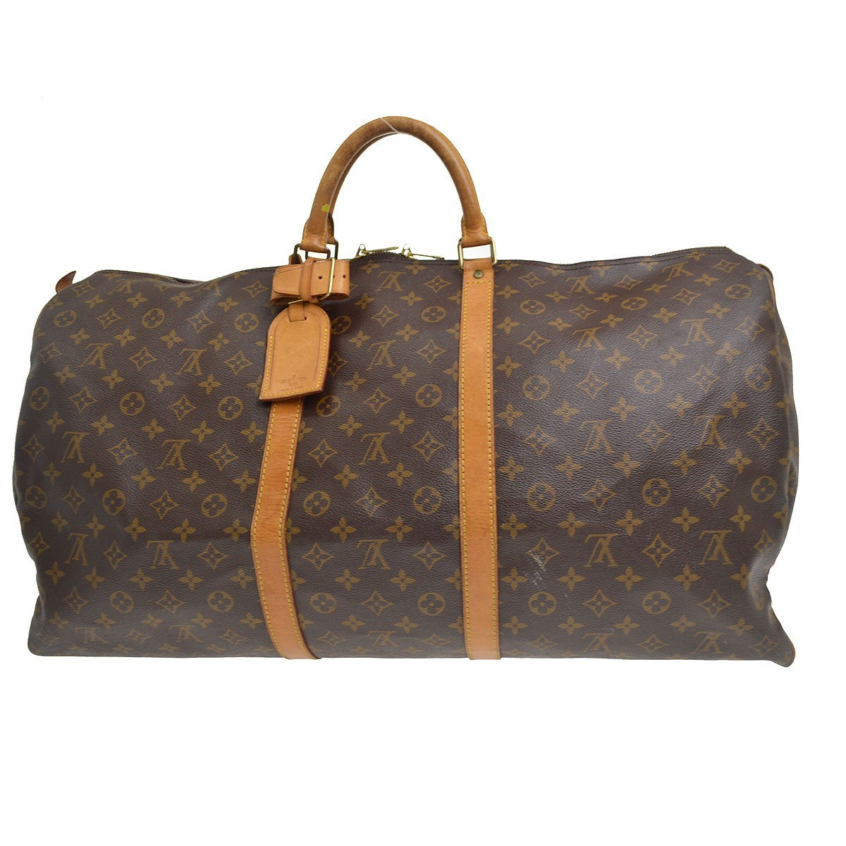 Louis Vuitton Keepall Monogram Multicolor Brown Canvas Travel Bag Bag (Pre-Owned)