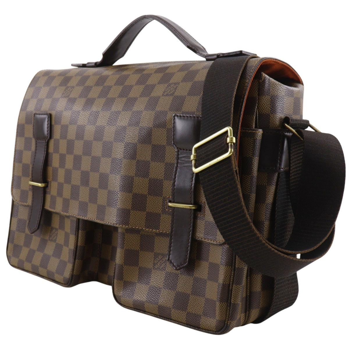 Louis Vuitton Broadway Damier Brown Canvas Shoulder Bag Bag (Pre-Owned)