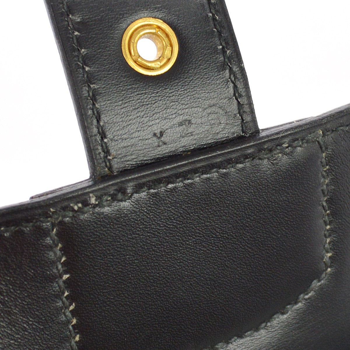 Hermes Sac A Depeches Box Calf Black Leather Handbag (Pre-Owned)