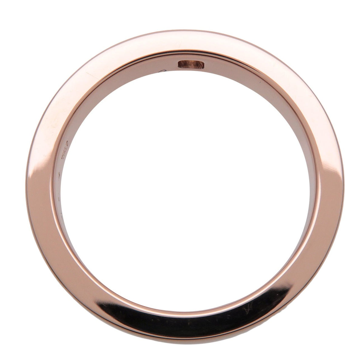 Bvlgari B.Zero1 Essential Logo Band 18K Rose Gold Gold Rose_Gold Ring Jewelry (Pre-Owned)