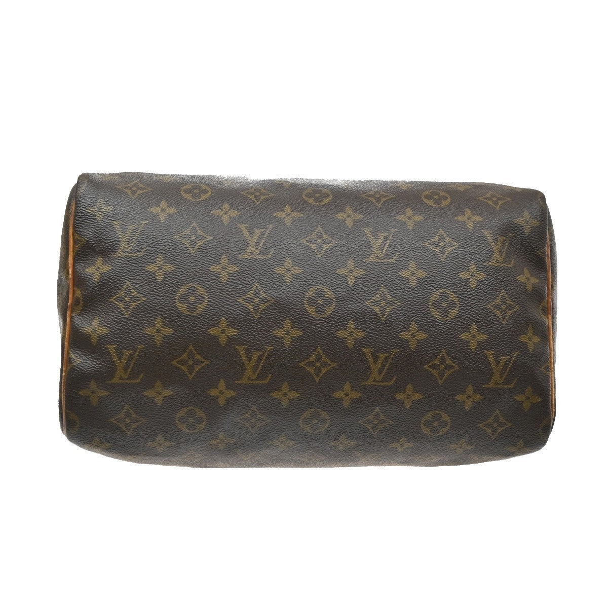 Louis Vuitton Speedy Monogram Canvas Brown Leather Handbag (Pre-Owned)