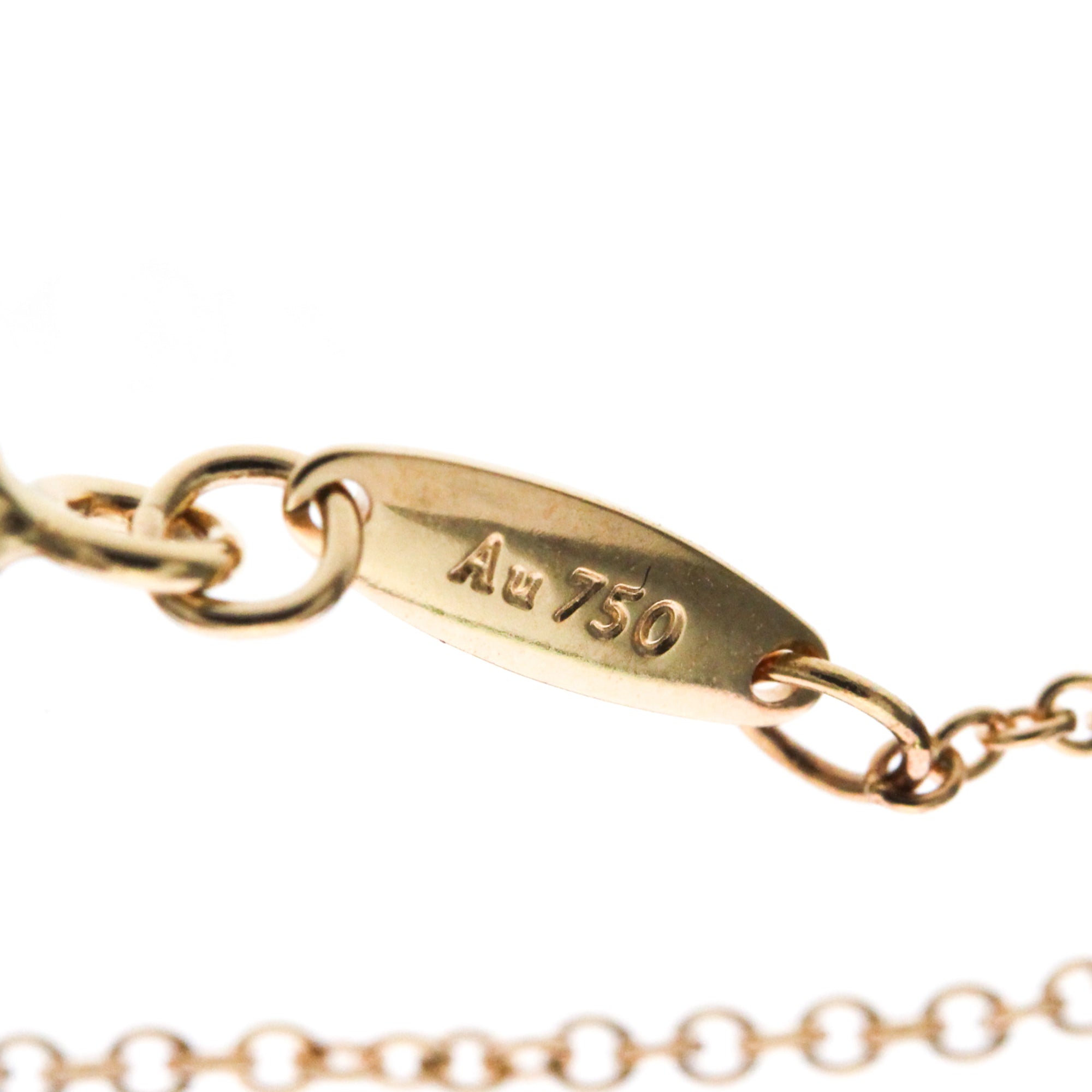 Tiffany & Co. Peretti Diamonds By The Yard 18K Rose Gold With Diamond Gold Pink_Gold Bracelet Jewelry (Pre-Owned)