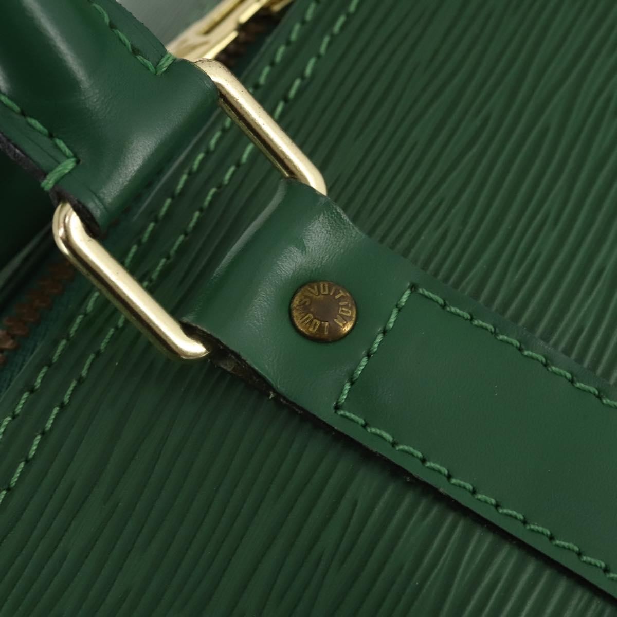 Louis Vuitton Keepall Bag Epi Leather Green Leather Travel Bag Bag (Pre-Owned)