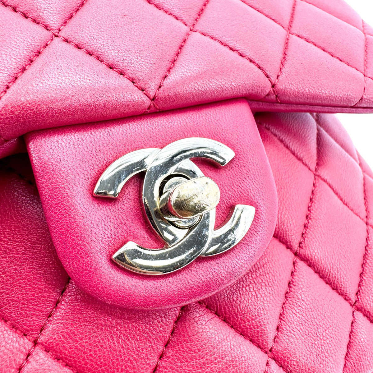 Chanel Backpack In Seoul Lambskin Pink Leather Backpack Bag (Pre-Owned)