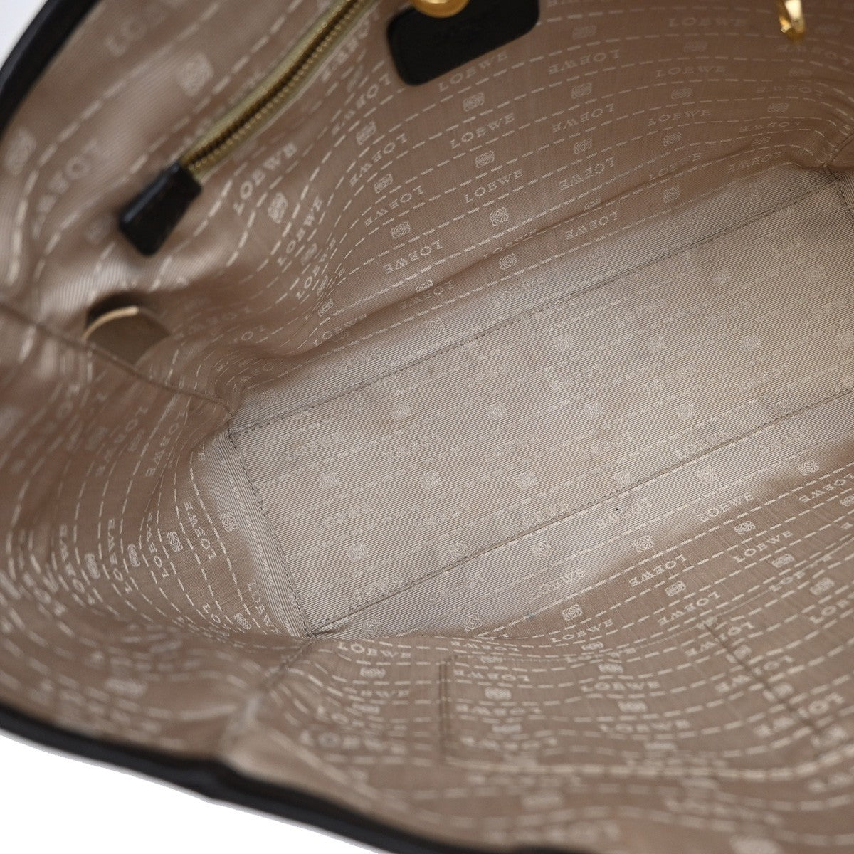 Loewe Heritage Leather Brown Leather Tote Bag Bag (Pre-Owned)