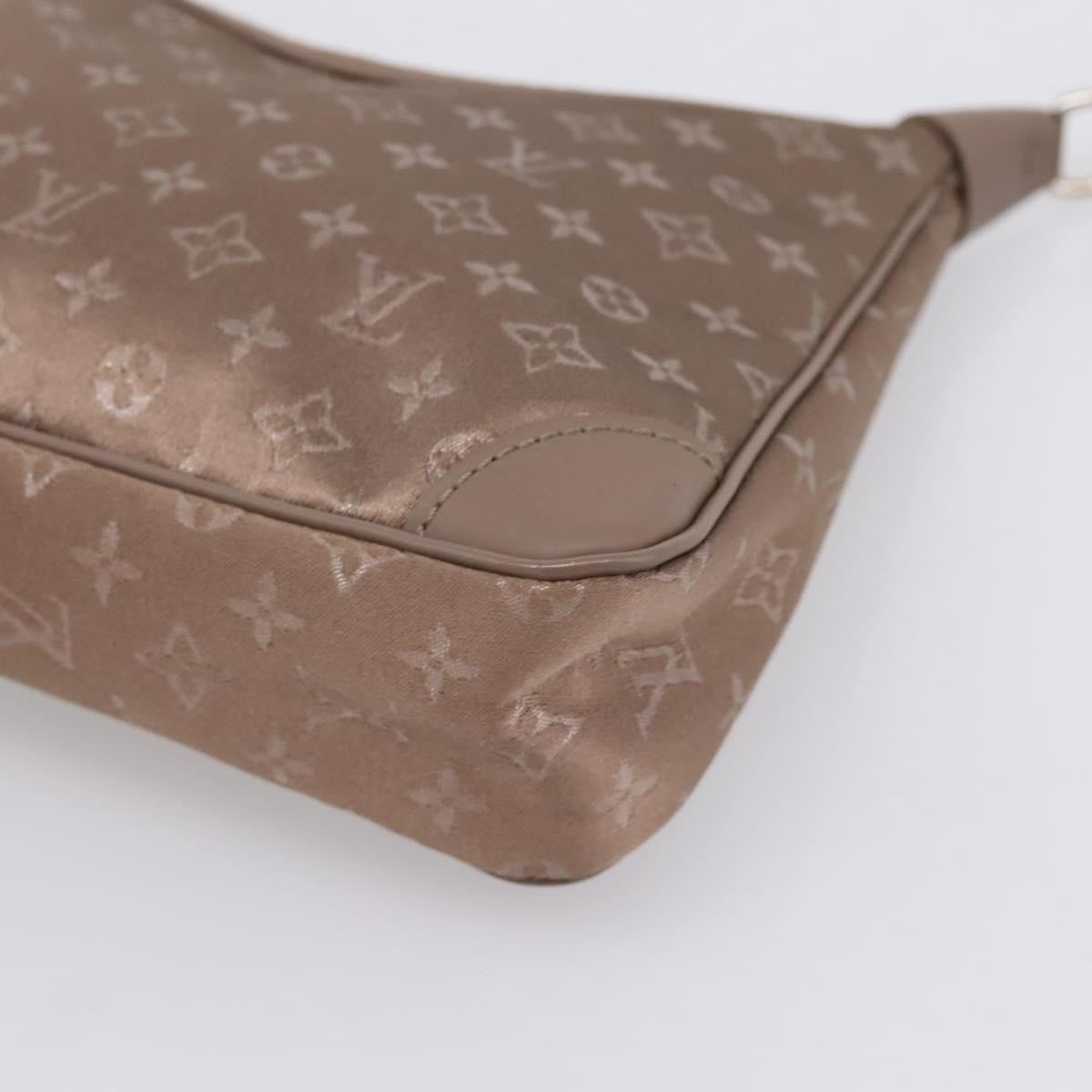 Louis Vuitton Boulogne Monogram Satin Beige Canvas Handbag (Pre-Owned)