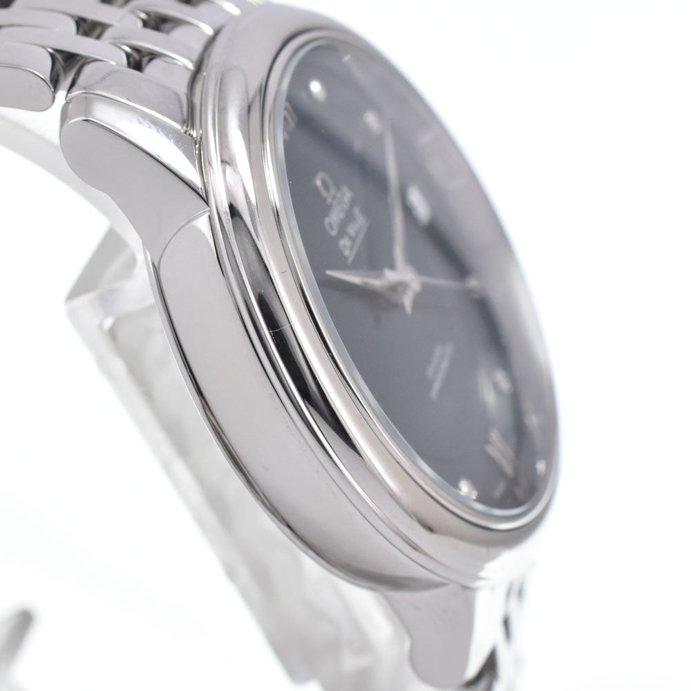 Omega De Ville Prestige Co-Axial Chronometer Automatic Stainless Steel With Diamond Markers Watch (Pre-Owned)