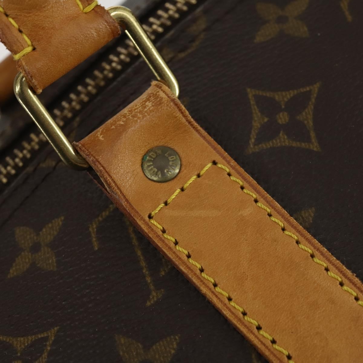Louis Vuitton Keepall Monogram Canvas Brown Canvas Travel Bag Bag (Pre-Owned)
