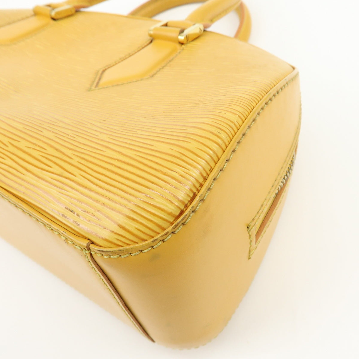 Louis Vuitton Jasmin Epi Leather Yellow Leather Handbag (Pre-Owned)