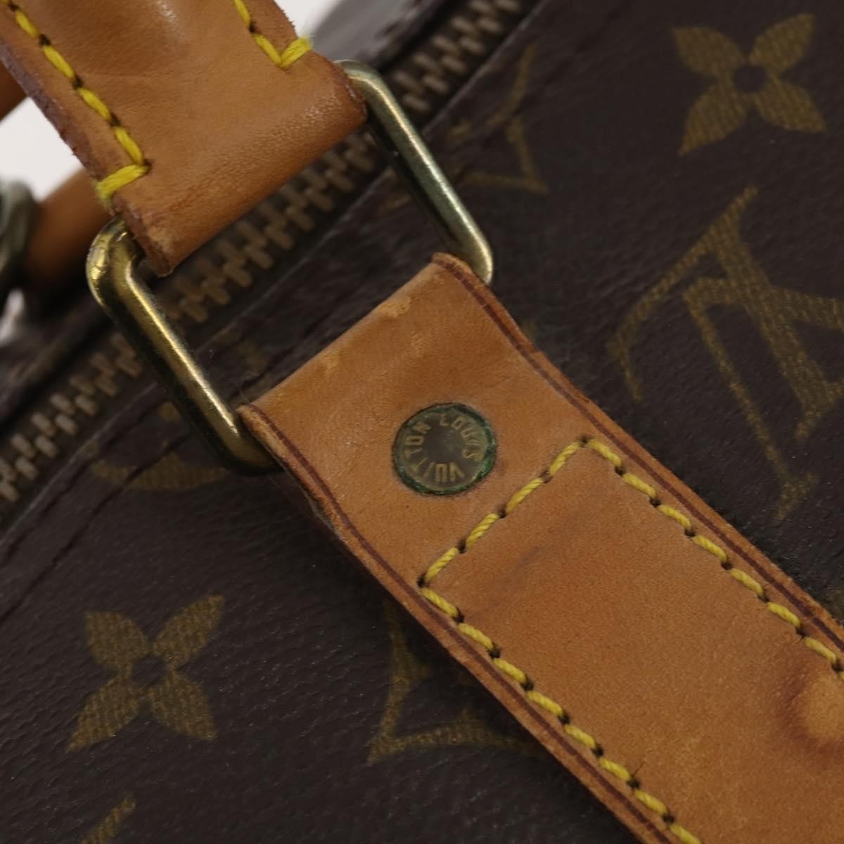 Louis Vuitton Keepall Monogram Canvas Brown Canvas Travel Bag Bag (Pre-Owned)
