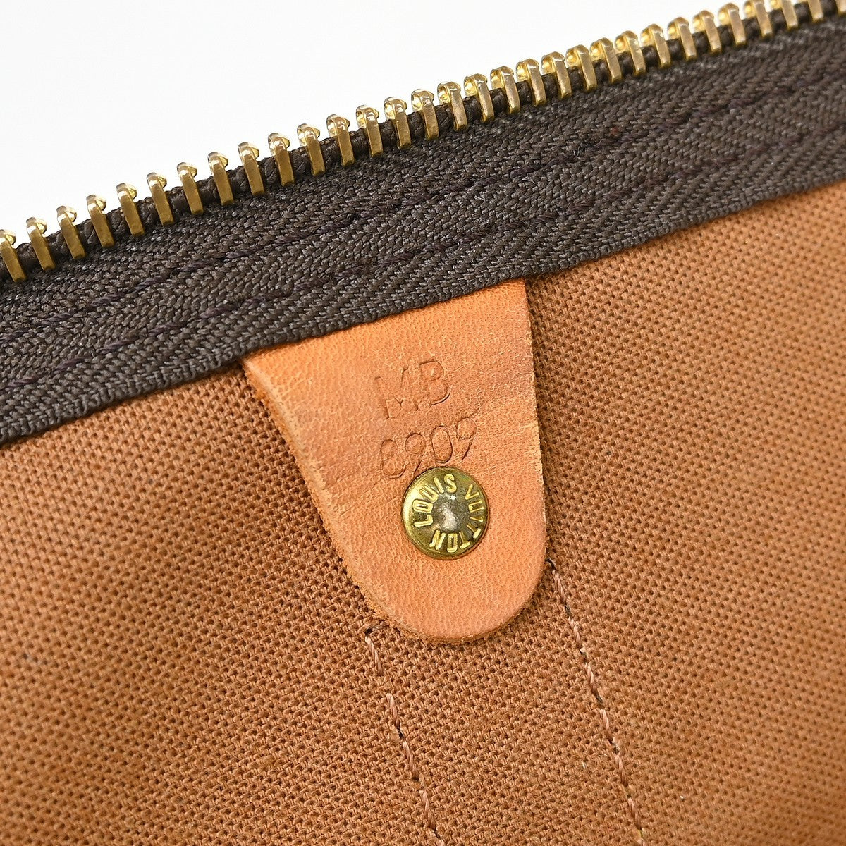 Louis Vuitton Keepall Monogram Canvas Brown Canvas Travel Bag Bag (Pre-Owned)