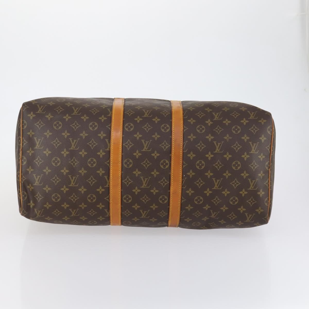 Louis Vuitton Keepall Monogram Canvas Brown Canvas Travel Bag Bag (Pre-Owned)