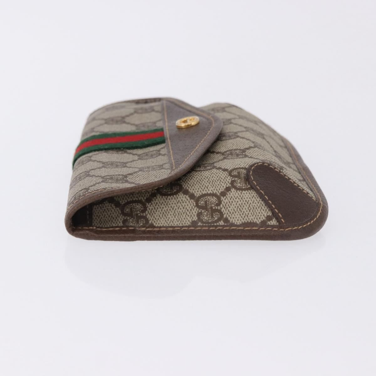 Gucci Sherry Line Canvas Beige Pvc Clutche & Pouche Bag (Pre-Owned)