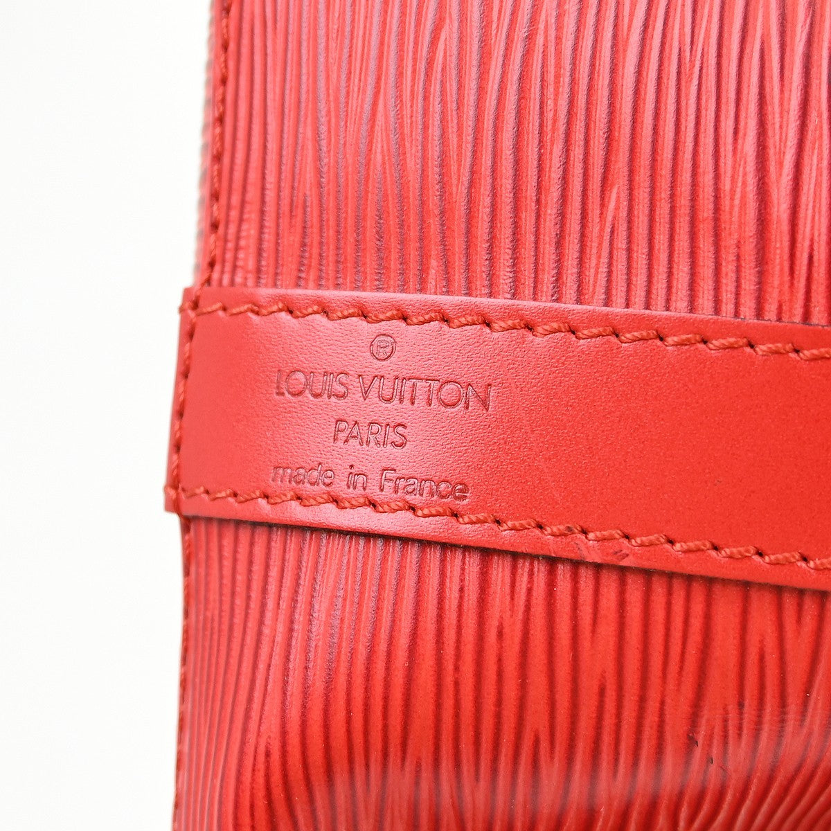 Louis Vuitton Petit Noe Epi Leather Red Leather Shoulder Bag Bag (Pre-Owned)