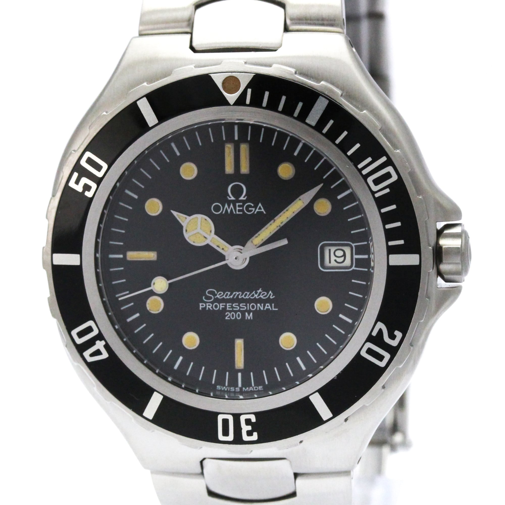Omega Seamaster Professional 200 Pre Bond Chronometer Quartz Stainless Steel Watch (Pre-Owned)