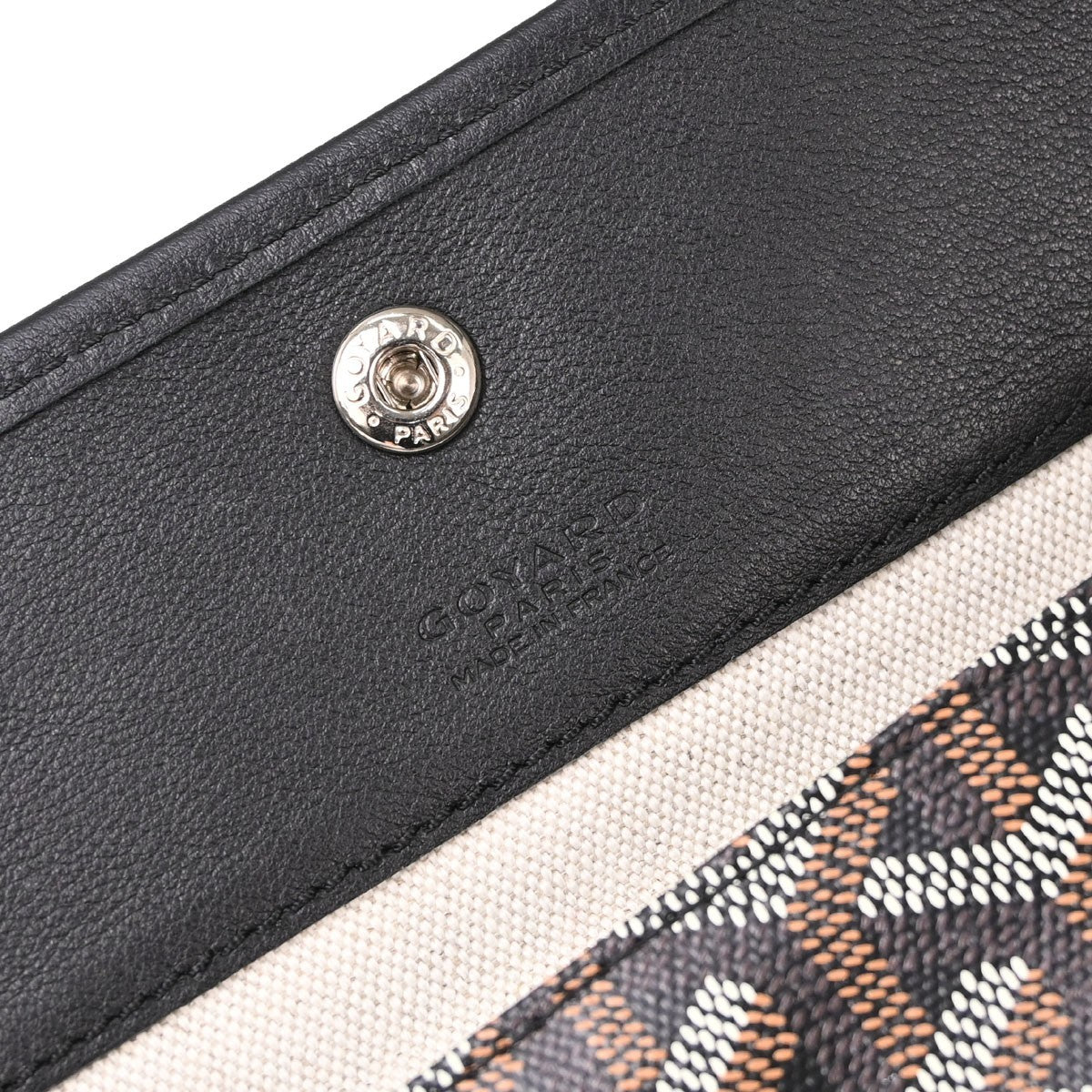 Goyard Saint Louis Coated Canvas Black Canvas Tote Bag Bag (Pre-Owned)