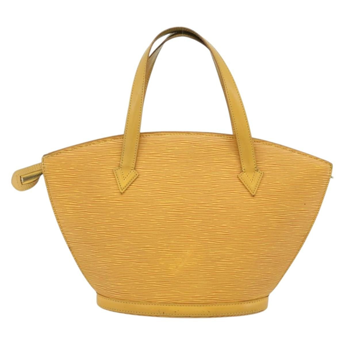 Louis Vuitton Saint Jacques Epi Leather Yellow Leather Handbag (Pre-Owned)