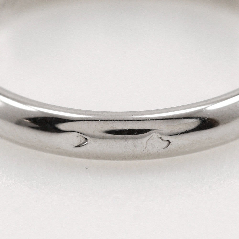 Cartier 1895 Wedding Band Platinum Silver Platinum Ring Jewelry (Pre-Owned)