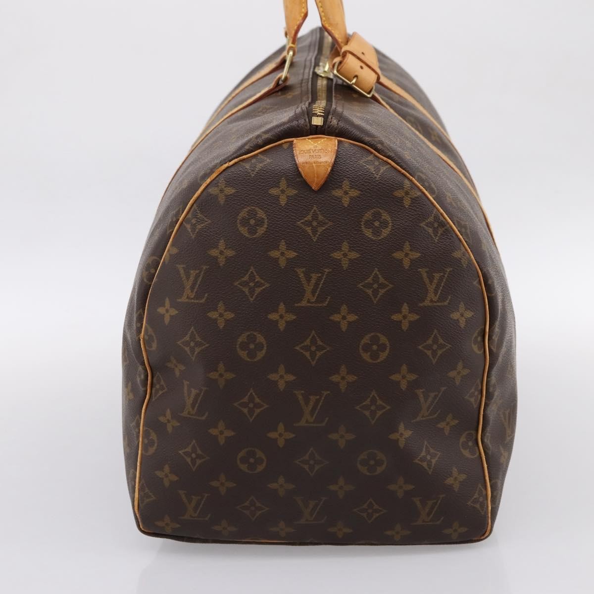 Louis Vuitton Keepall Monogram Canvas Brown Canvas Travel Bag Bag (Pre-Owned)