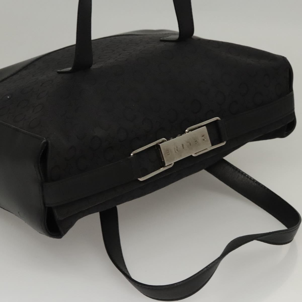 Celine C Macadam Canvas Black Canvas Handbag (Pre-Owned)