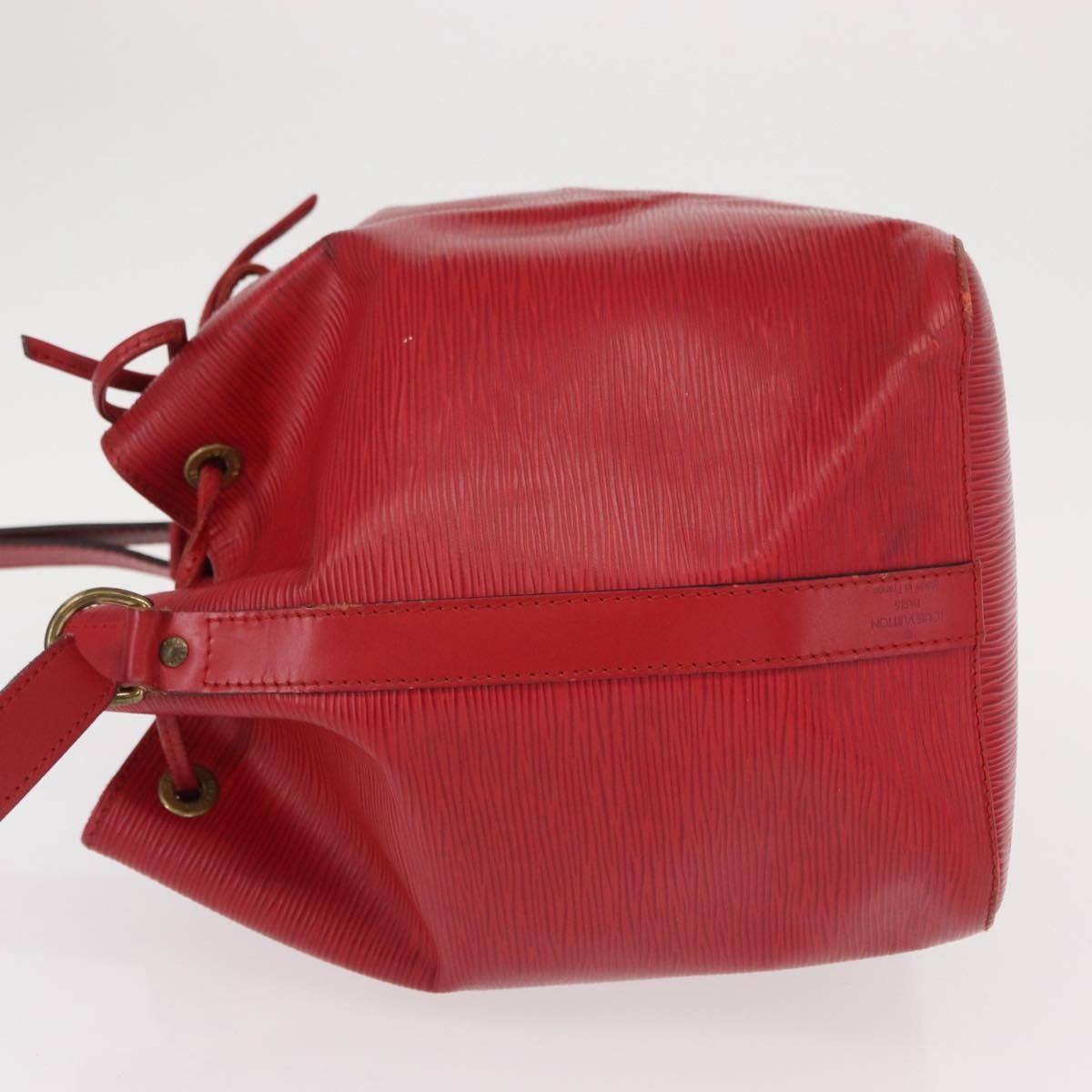 Louis Vuitton Petit Noe Epi Leather Red Leather Shoulder Bag Bag (Pre-Owned)