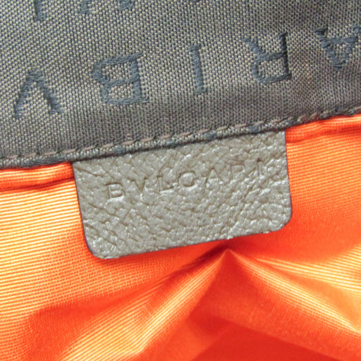 Bvlgari Logomania Canvas Brown Canvas Tote Bag Bag (Pre-Owned)